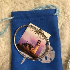 Sterling Silver and 14kt Gold Cape Cod Bracelet